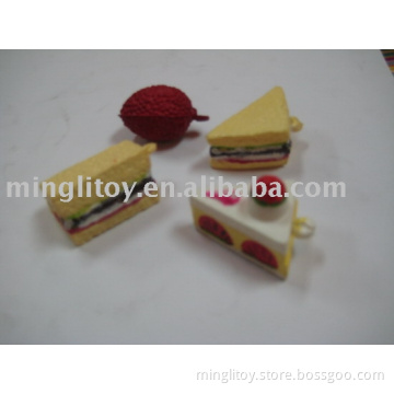 PU cakes keychains